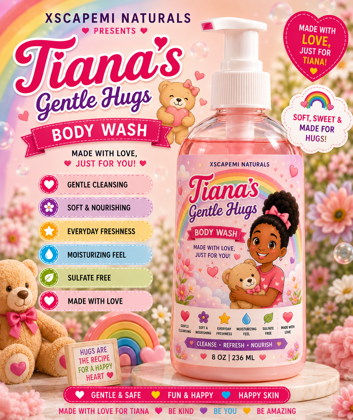 Tiana's Gentle Hugs | XscapeMi Naturals