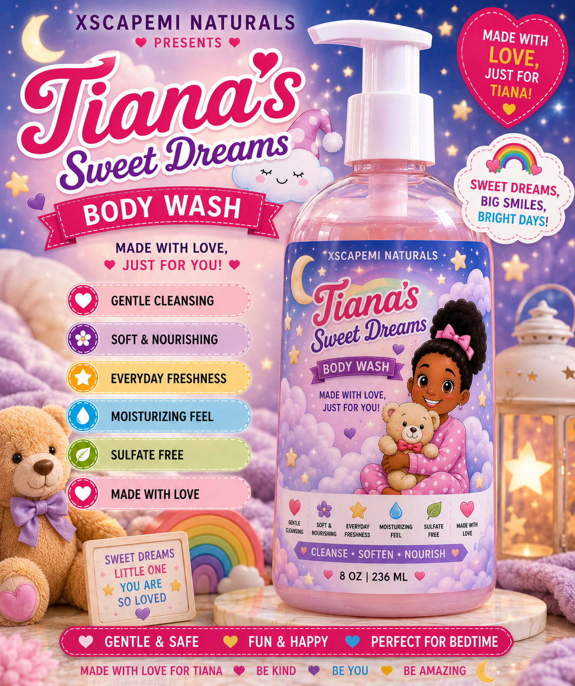 Tiana's Sweet Dreams | XscapeMi Naturals