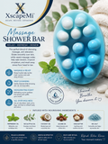 XscapeMi Naturals Massage Shower Bar