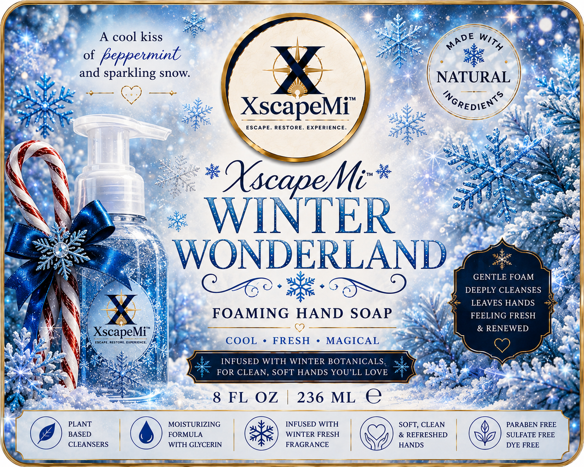 XscapeMi Winter Wonderland Foaming Hand Soap 8 fl oz