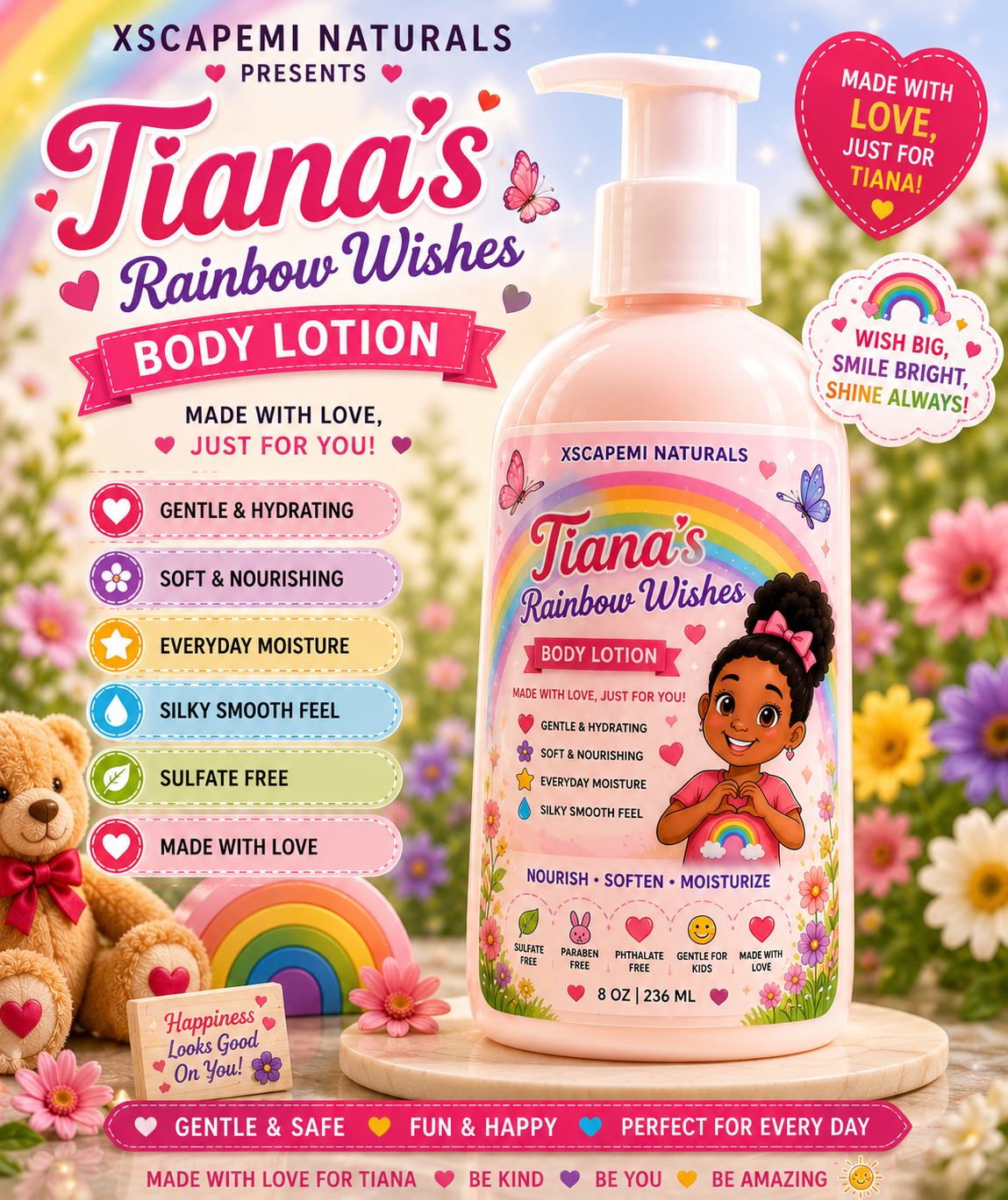 Tiana's Rainbow Wishes | XscapeMi Naturals