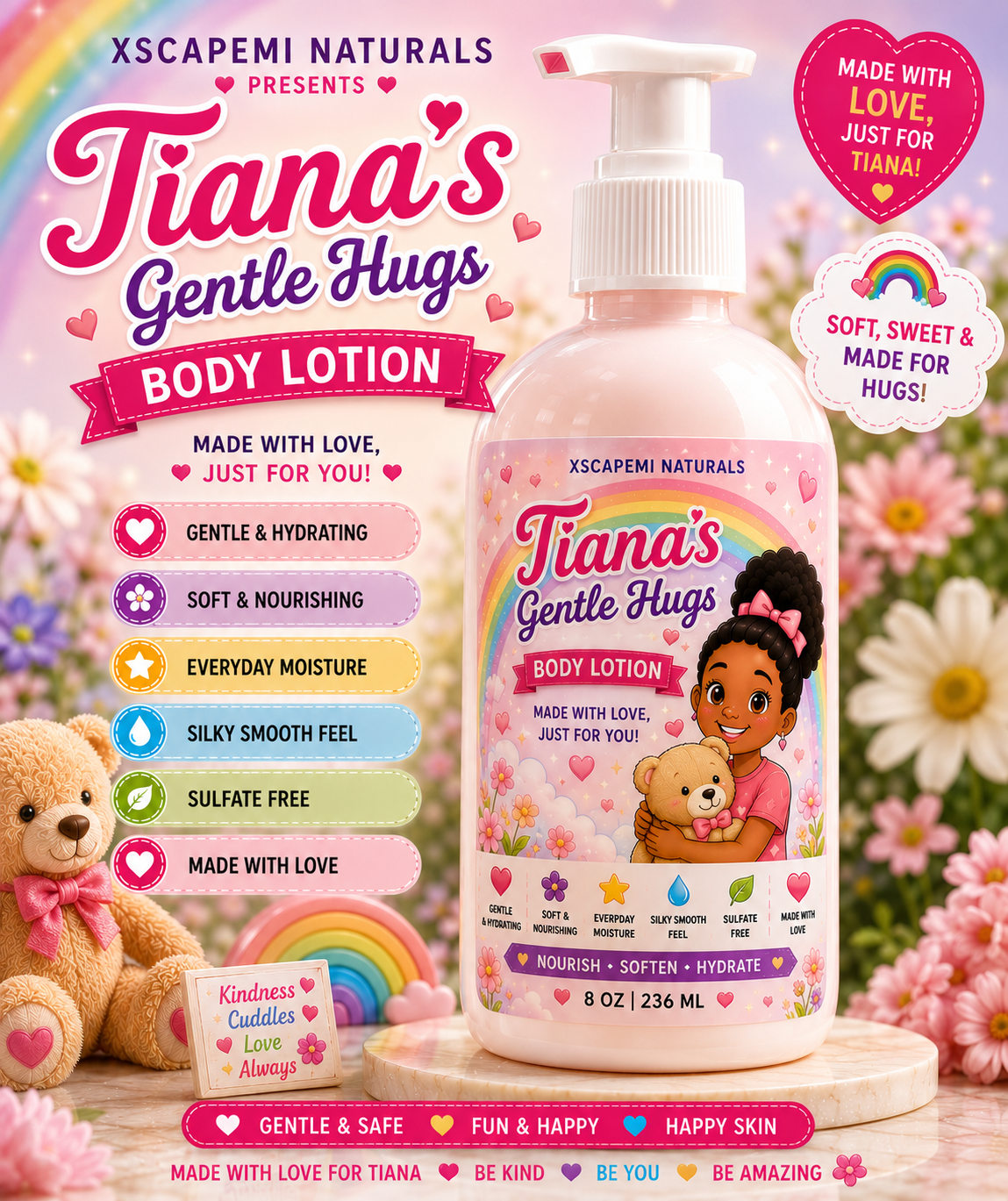 Tiana's Gentle Hugs | XscapeMi Naturals