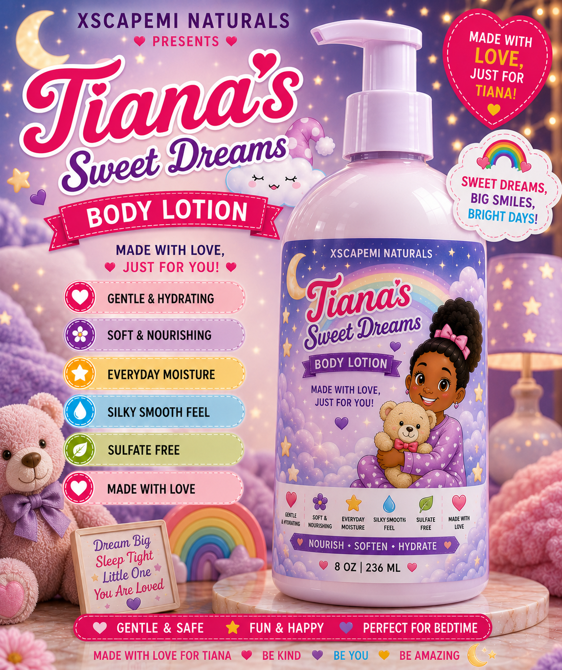 Tiana's Sweet Dreams | XscapeMi Naturals