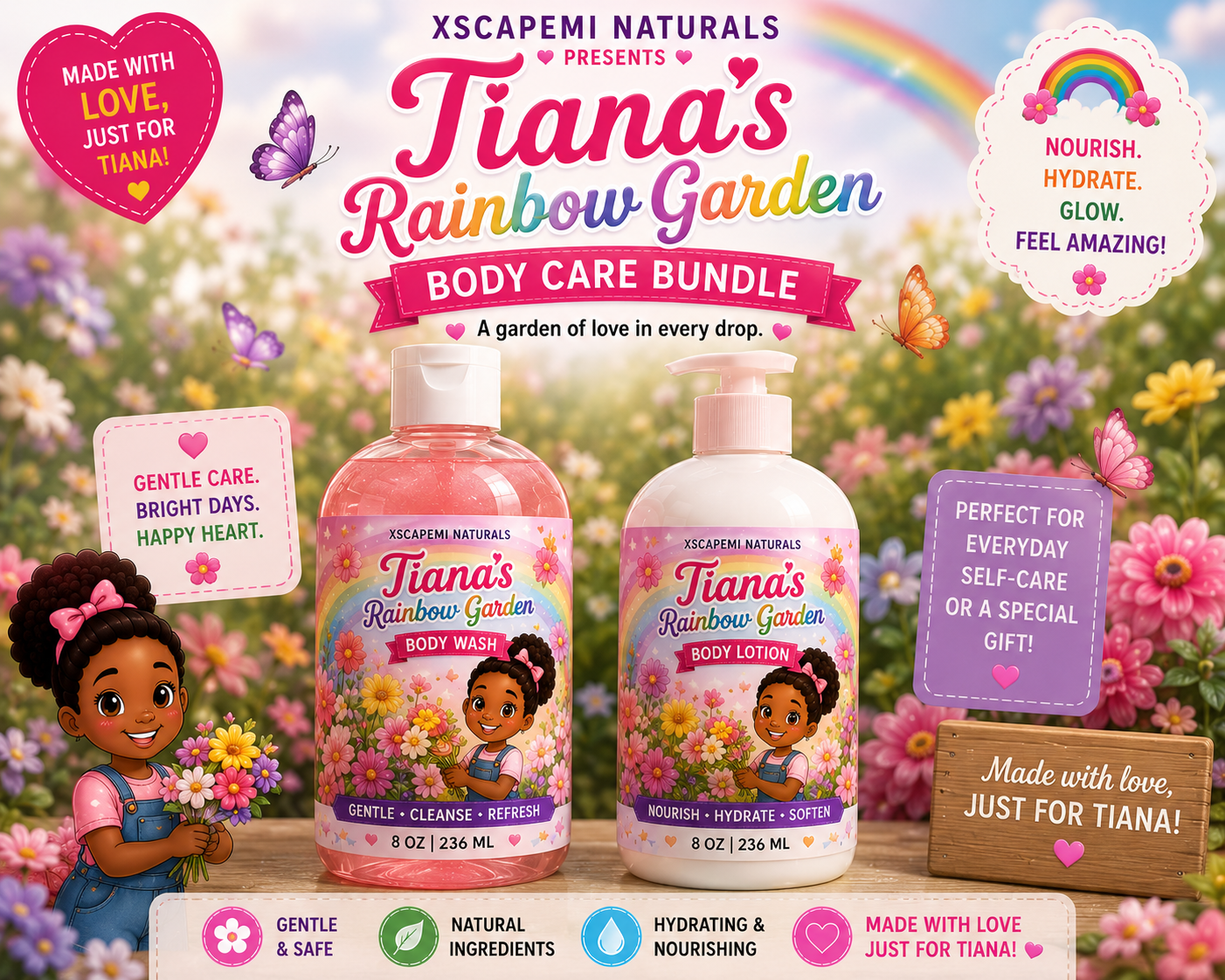 Tiana's Rainbow Garden | XscapeMi Naturals