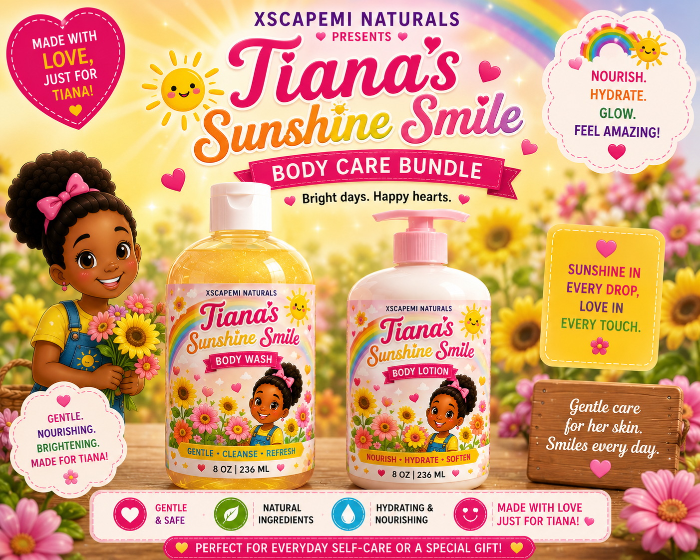 Tiana's Sunshine Smile | XscapeMi Naturals