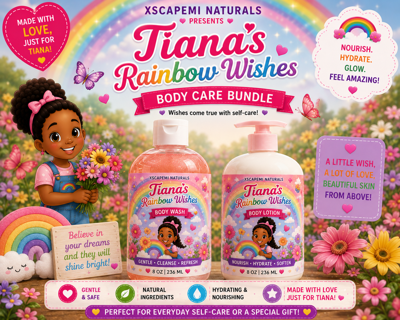 Tiana's Rainbow Wishes | XscapeMi Naturals
