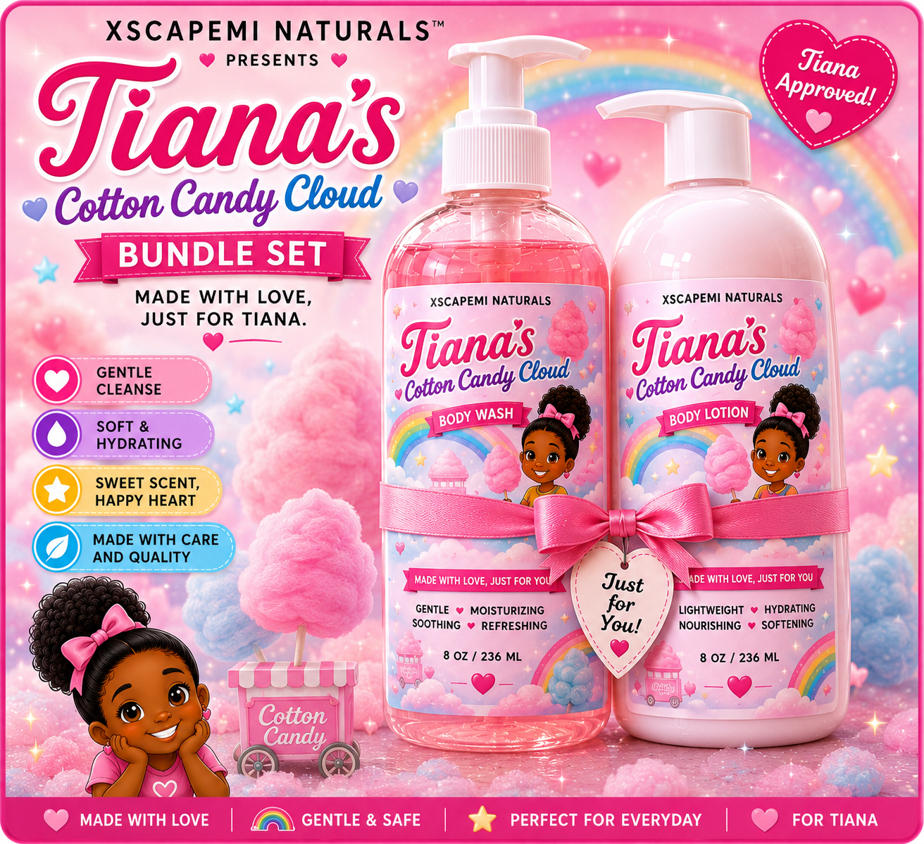Tiana's Cotton Candy Cloud | XscapeMi Naturals