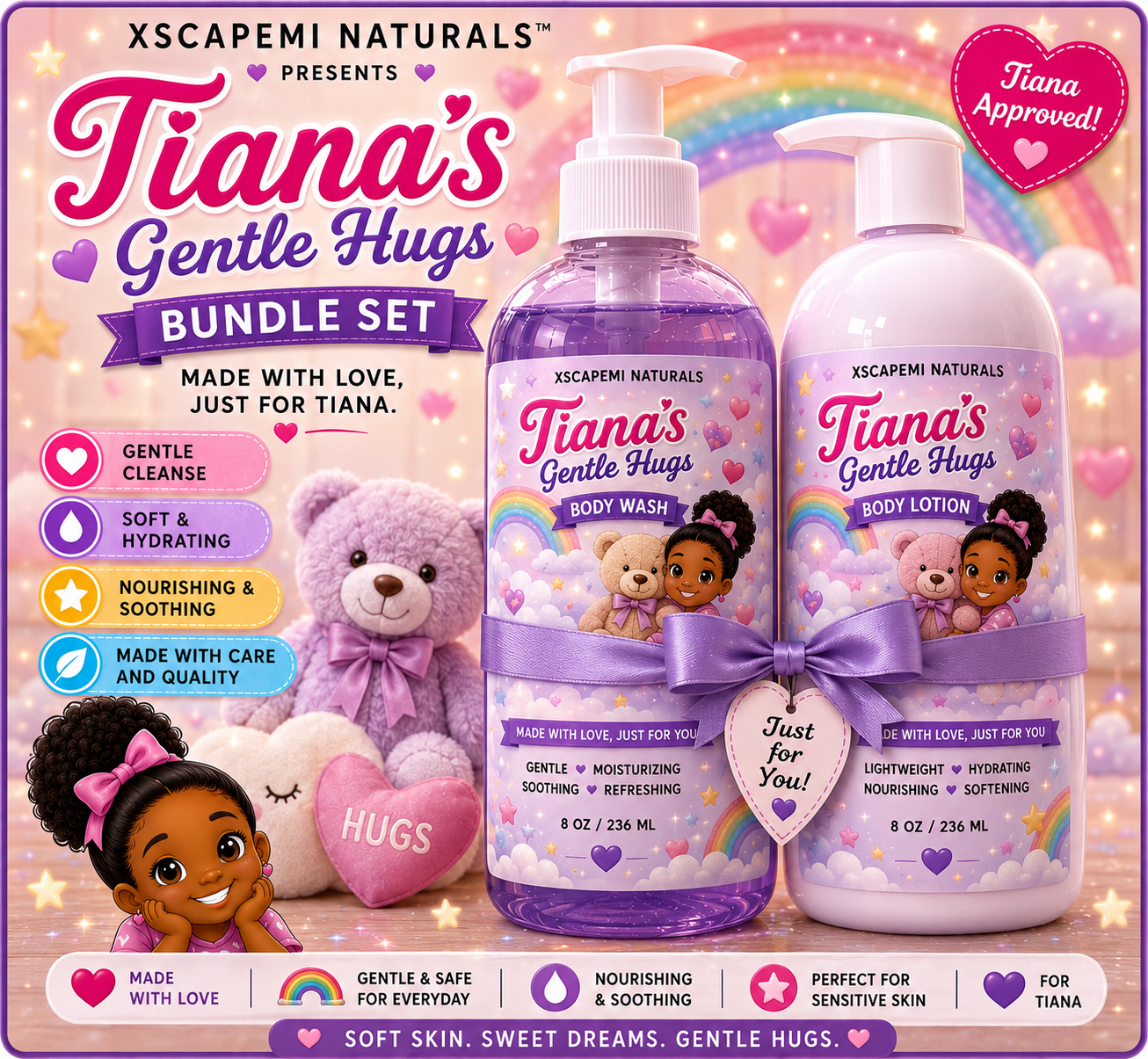 Tiana's Gentle Hugs | XscapeMi Naturals